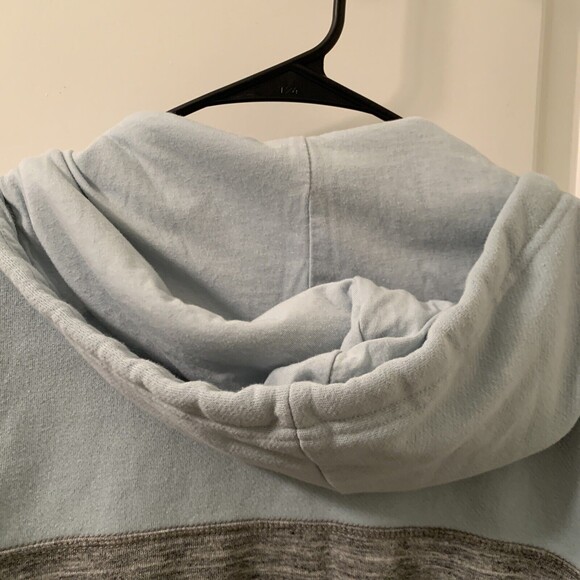 Doublju Women's Plus Size 1X Striped Zip Up Hoodie Sweatshirt Multicolor - Picture 8 of 10